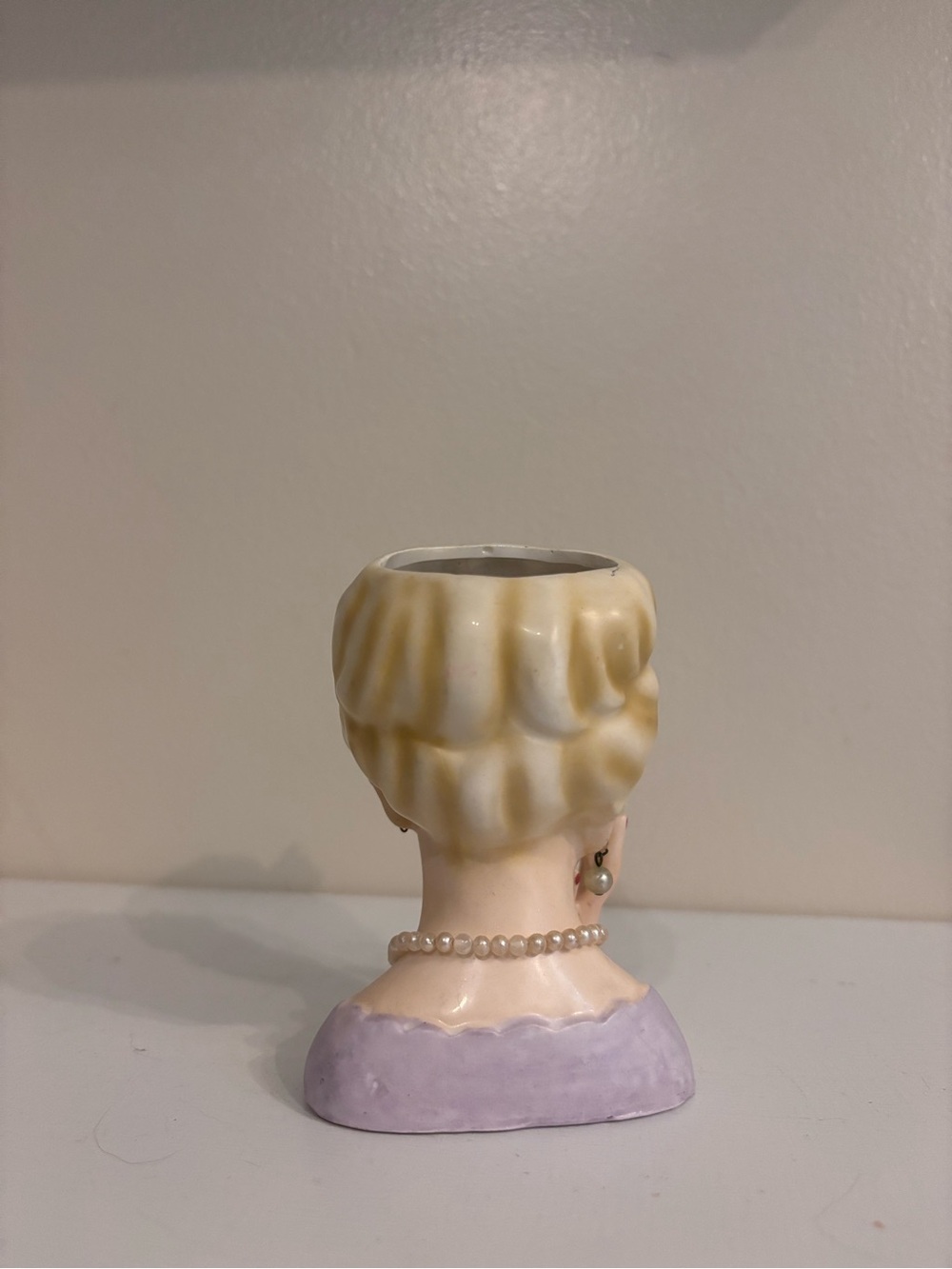 Vintage 1961 Inarco Lady Head Vase - Picture 3 of 6